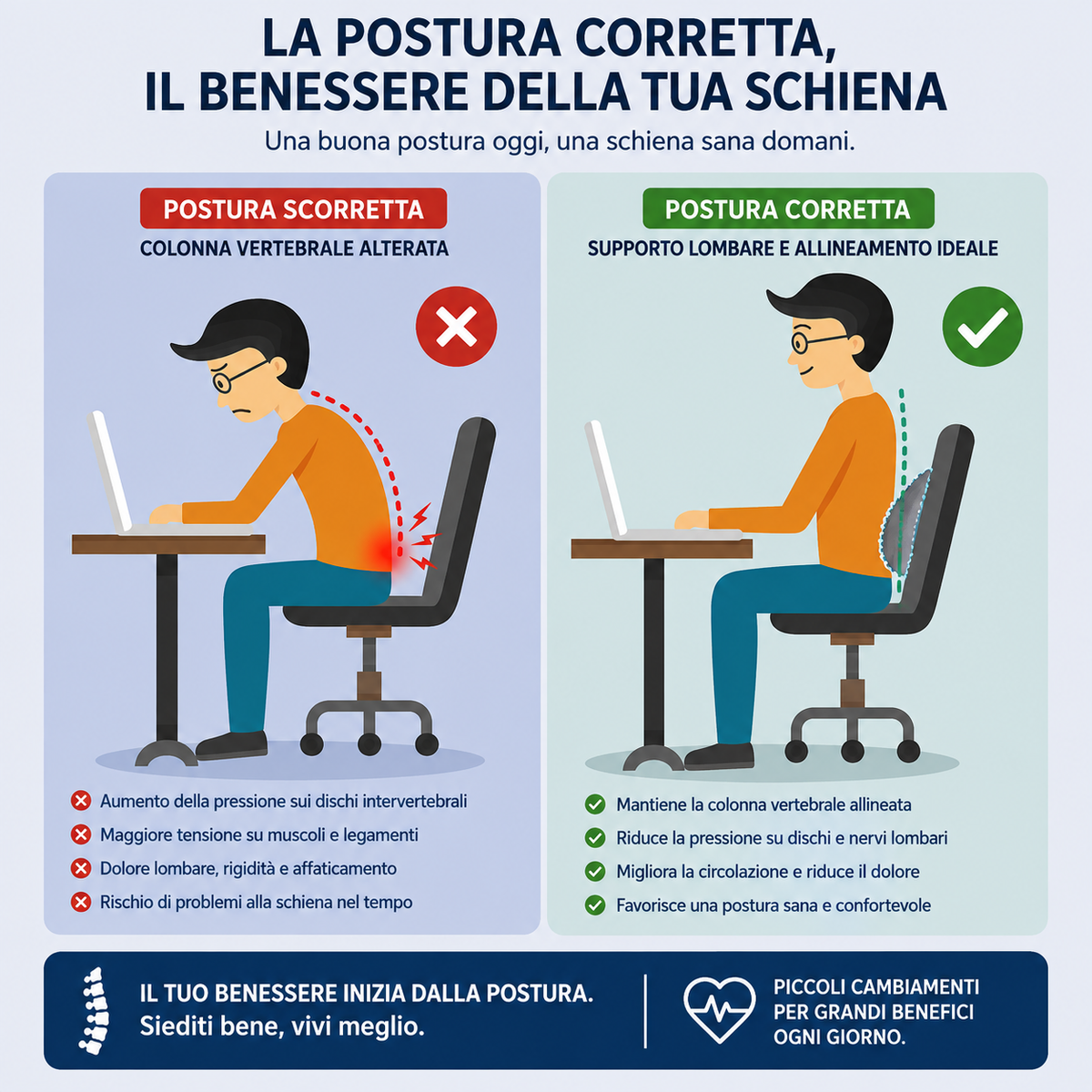 Flexy™ - Cuscino Posturale Lombare Ergonomico