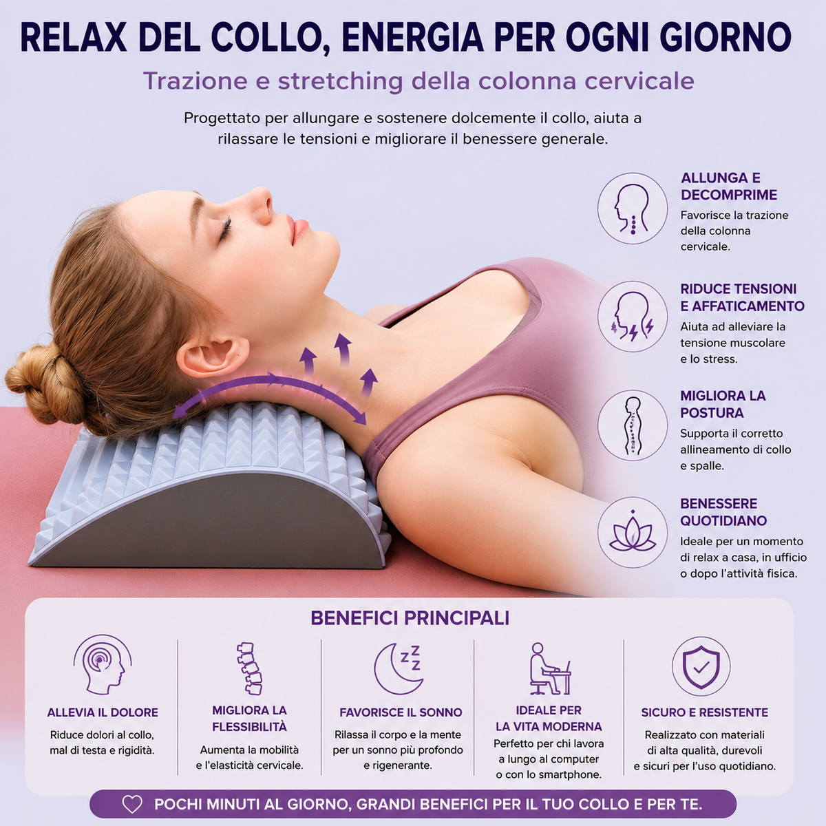 Flexy™ - Cuscino Posturale Lombare Ergonomico
