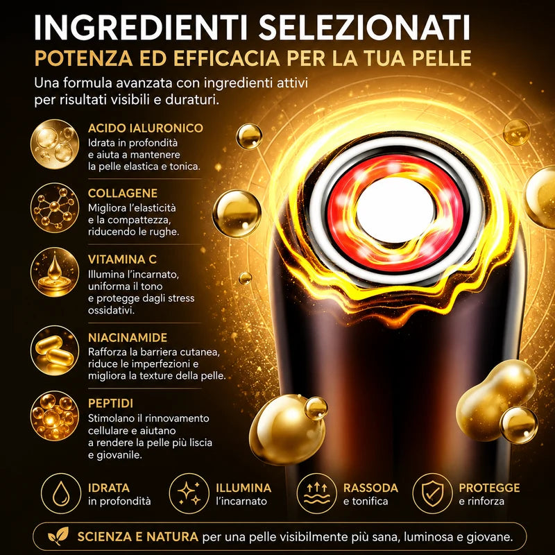 Dispositivo Rassodante Viso LED e Microcorrenti