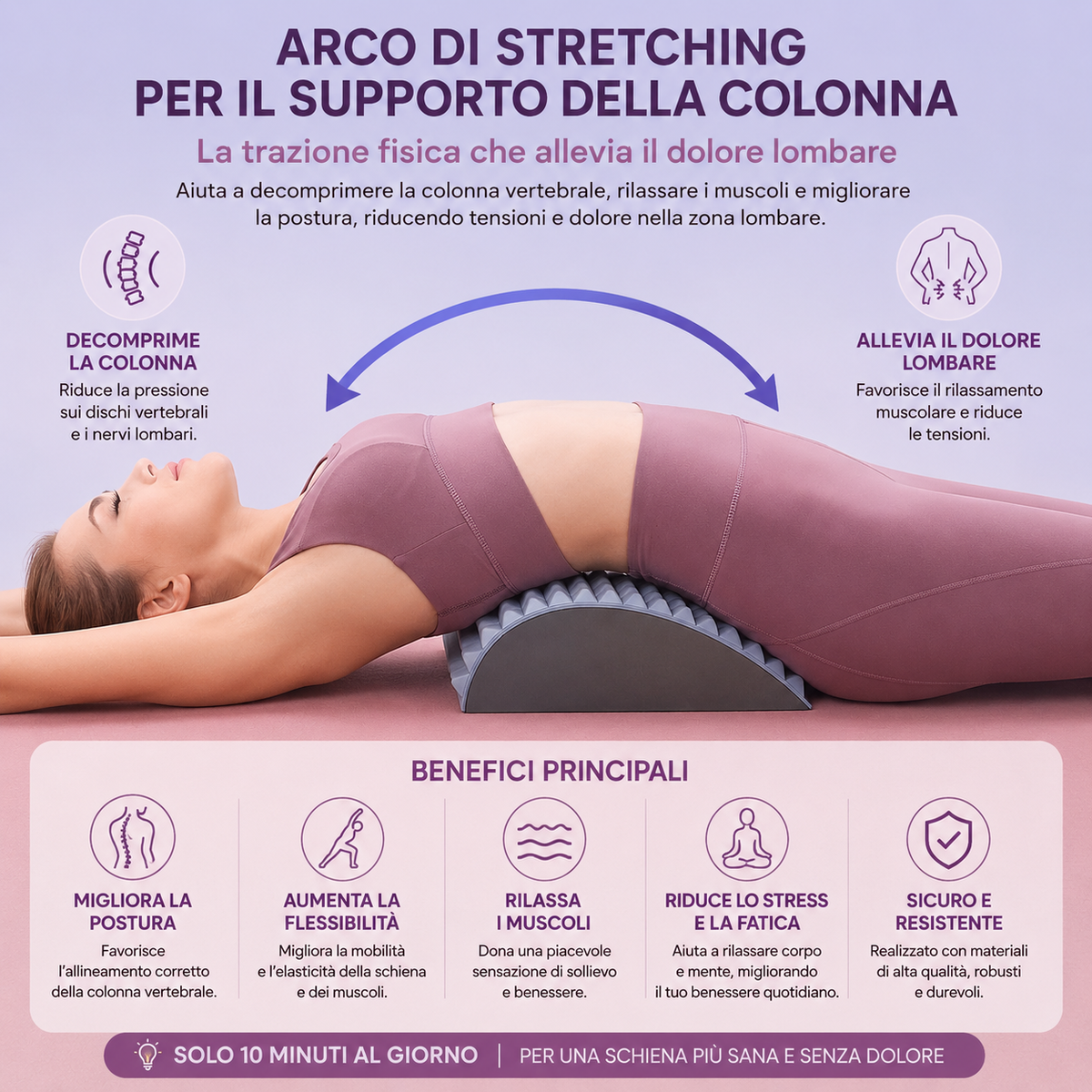Flexy™ - Cuscino Posturale Lombare Ergonomico
